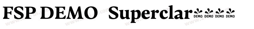 FSP DEMO   Superclar字体转换